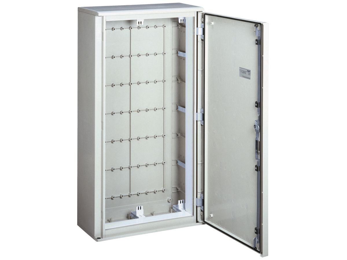 Wandschrank Hager univers 252 Module 7-Reihen 36TE 850×1150×300mm grau