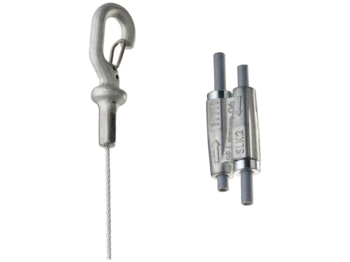 Aufhängung CADDY SPEED LINK SLK, Haken, 2mm, L=3m, verzinkt