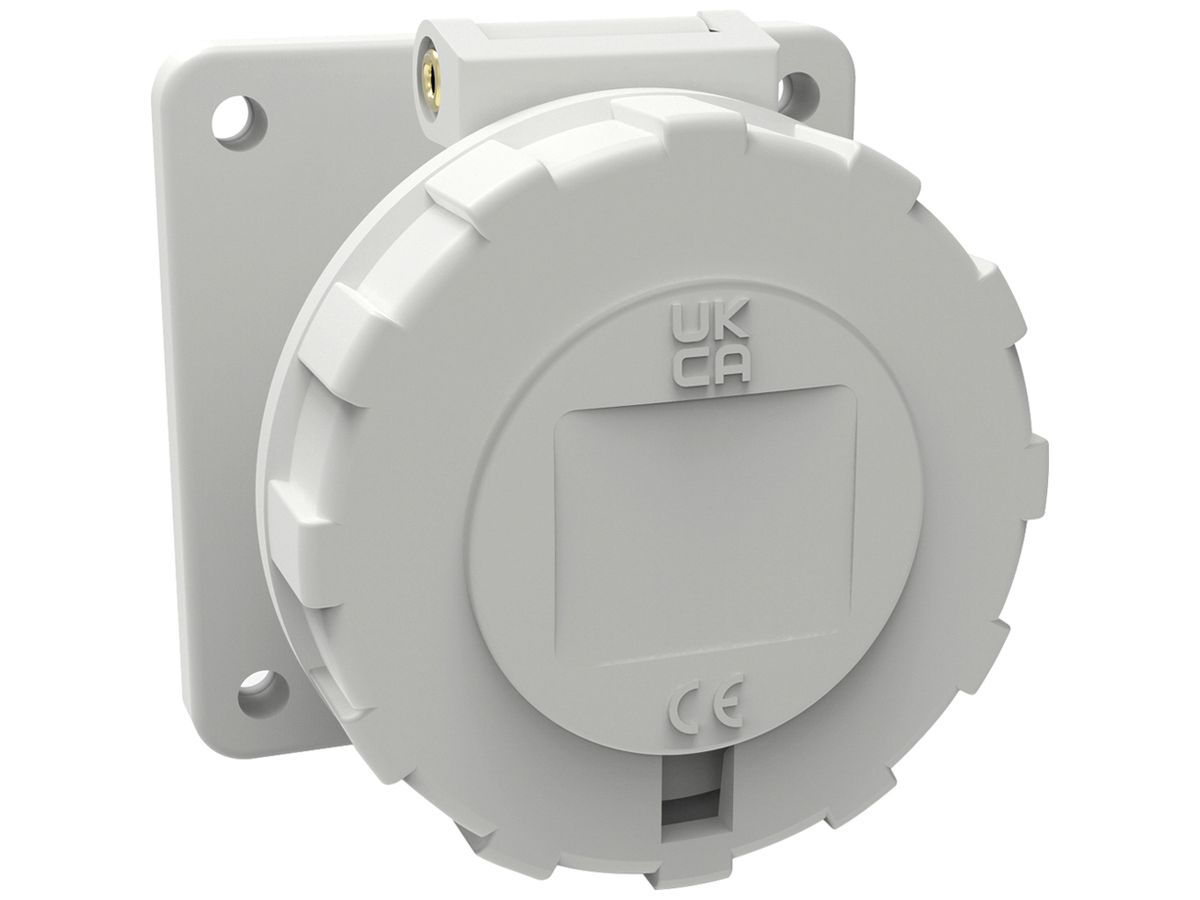 EB-Steckdose Bals CEE Q-C TE 16A 5P >50V 1h IP67 Ni 75×75mm