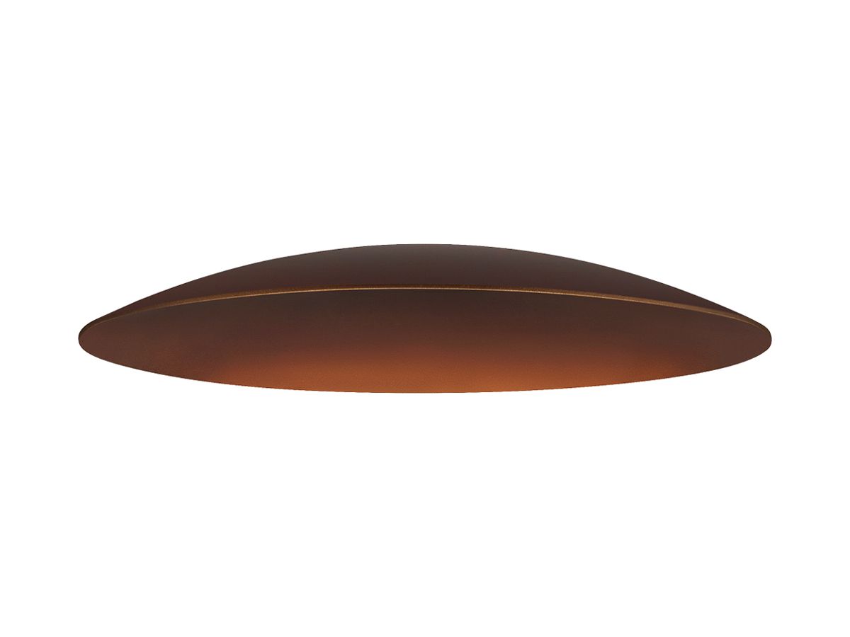 Leuchtenschirm SLV LALU ELYPSE Stahl Ø220×28mm Bronze unifarbig