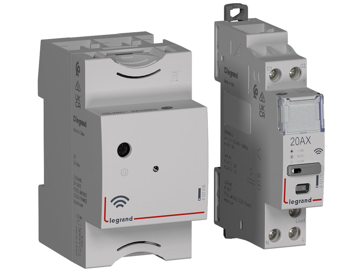 Starterpaket Legrand CX3 with Netatmo 100…240VAC 1NO 20A 100…240V 3.5TE