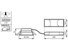 EB-LED-Deckenleuchte LuxSpace Mini DN560B LED12S/830 PSU-E C PG WH