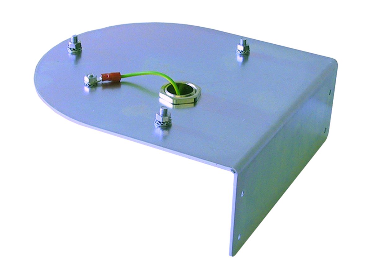 Wandhalter Hugentobler Typ 921 für Drehspiegelleuchte Typ 94-V, 178×160×61mm