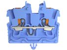Durchgangsklemme WAGO TOPJOB-S 2250 1mm² 2L 13.5A 500V mit Rastfuss blau