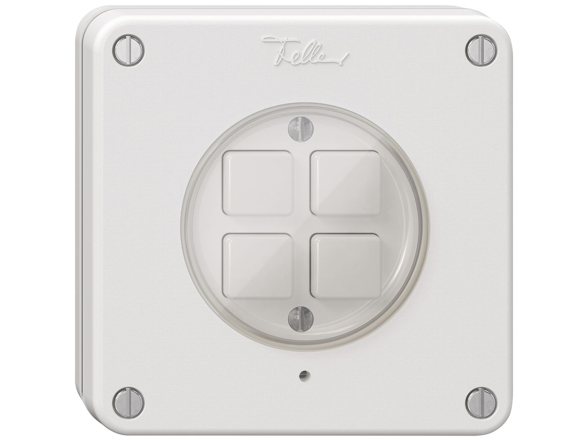 UP-Taster KNX RGB NEVO KNX Basic SNAPFIX® 4T 4B LED IP55 ws