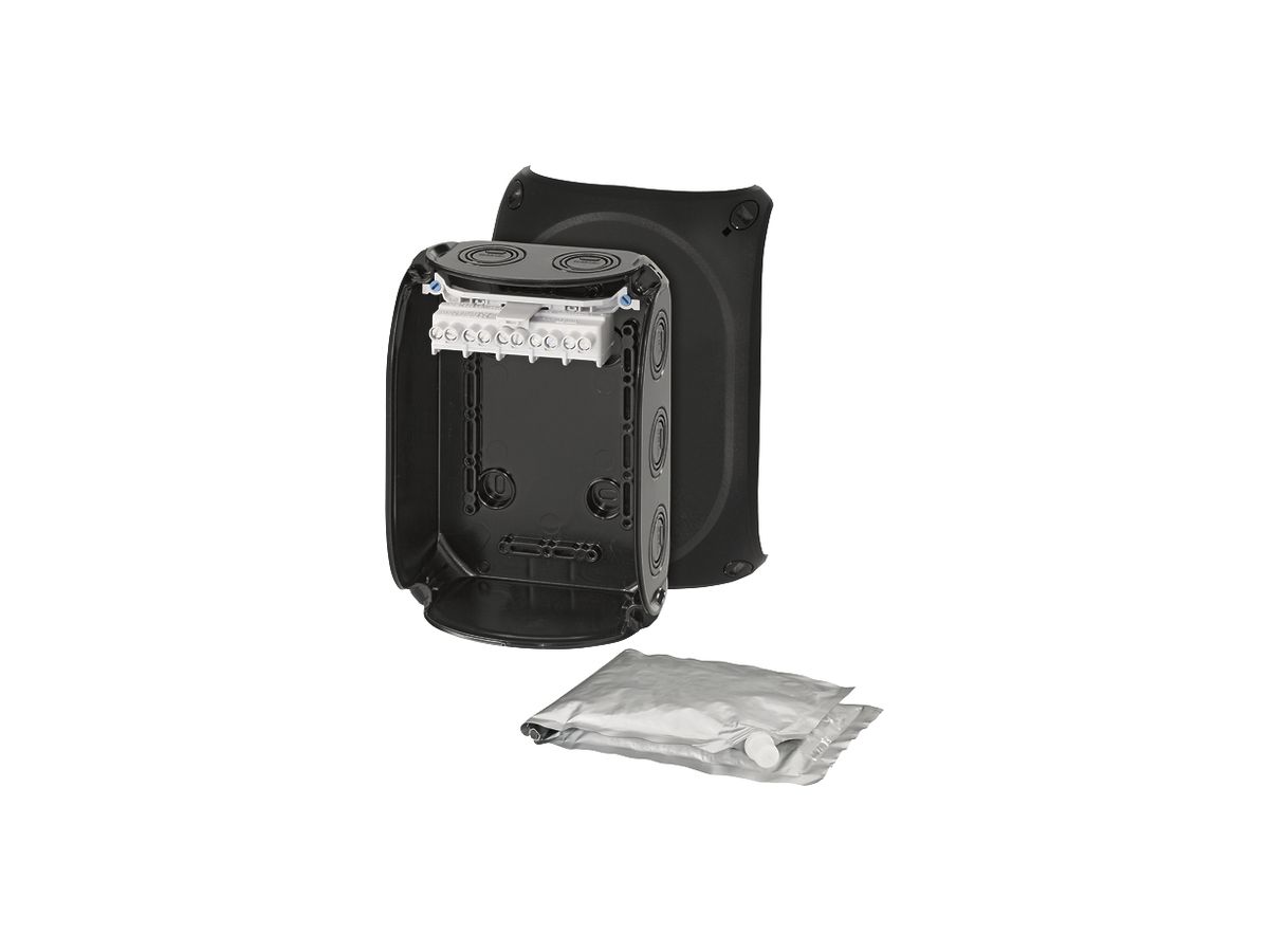 AP-Abzweigdose Hensel WP schwarz 1.5…6mm² 5P 1200ml 40A