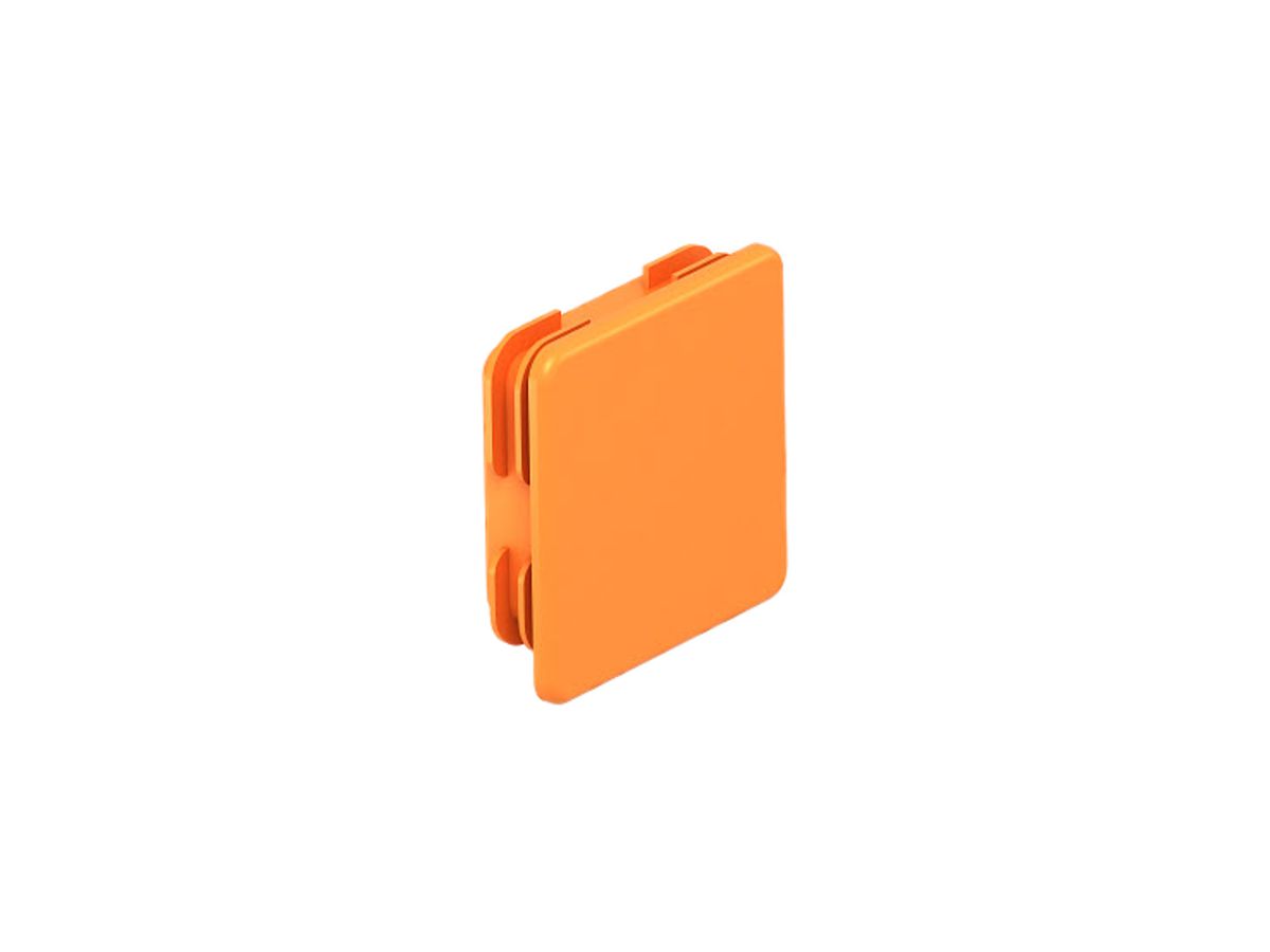 Endkappe Bettermann für Profilschiene 41×41mm orange