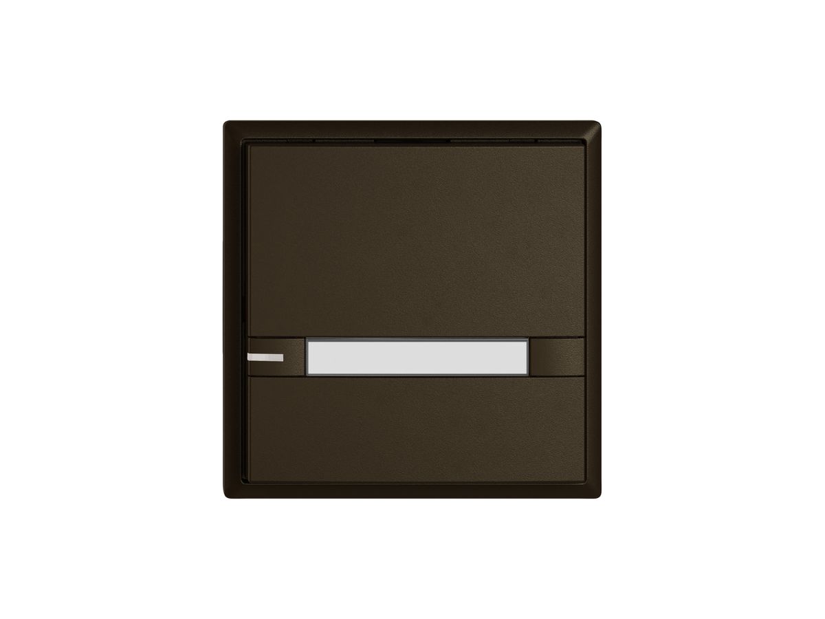 KNX-Taster RGB EDIZIO.liv SNAPFIX® Temperaturfüh.RGB-LED Pap.1×T 2-Tbed.br