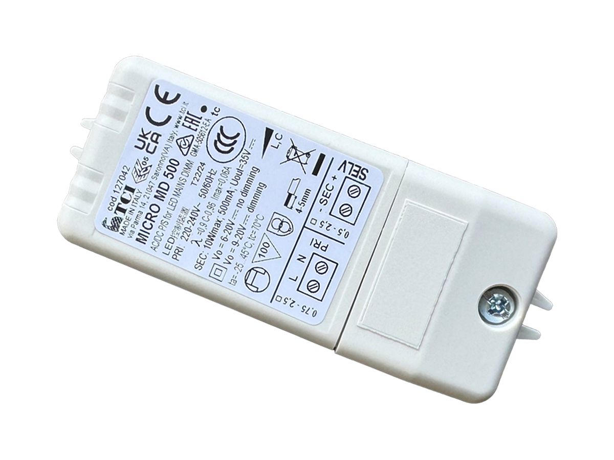 LED-Betriebsgerät Elektrogros MICRO MD 4.5…10W 6…20V 500mA DIM