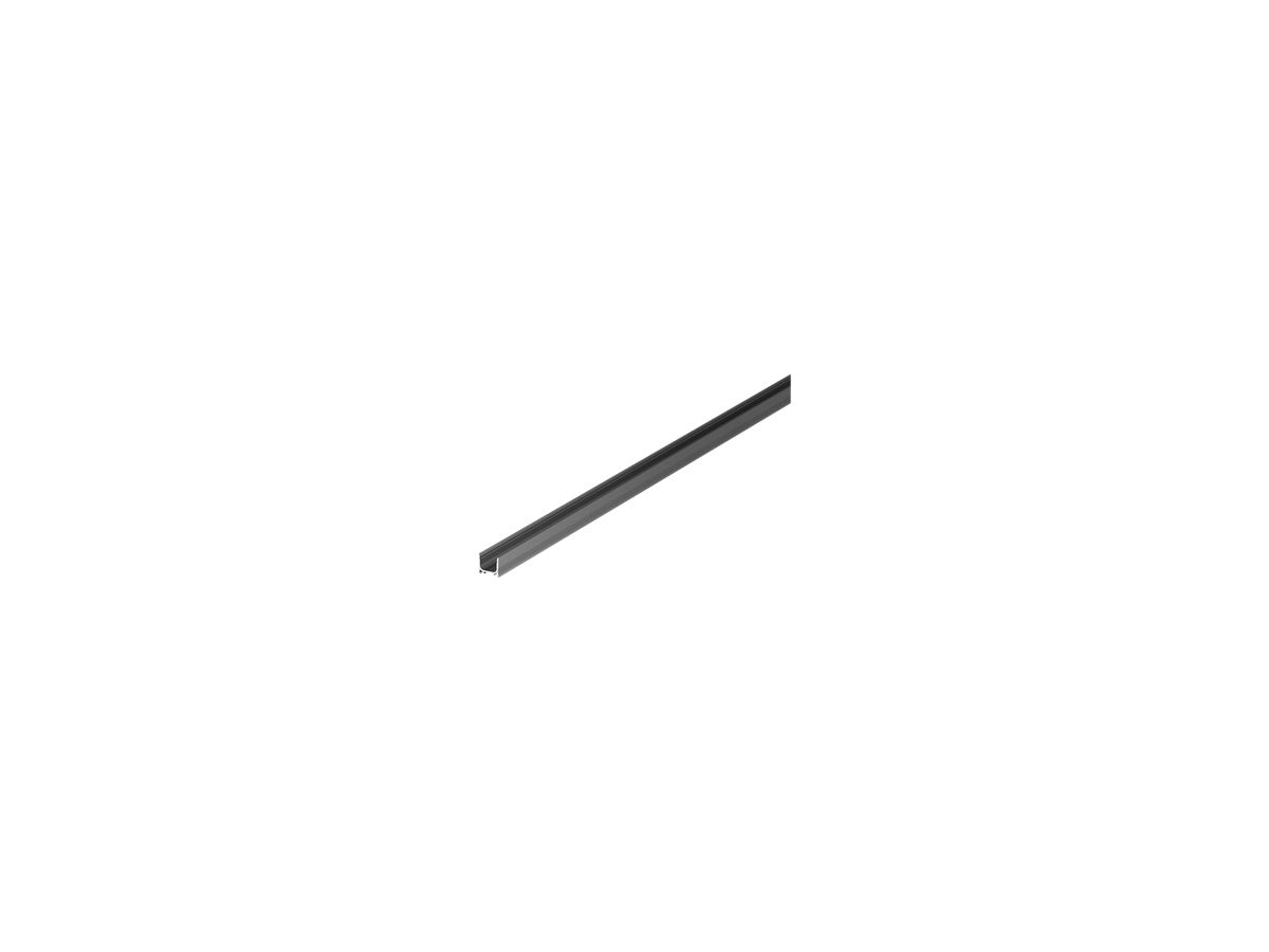 AP-Profil SLV GRAZIA 10, standard gerillt 2m schwarz