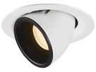 EB-LED-Downlight SLV NUMINOS GIMBLE M, 17.5W 500mA 1460lm 2700K 40° ws/sz