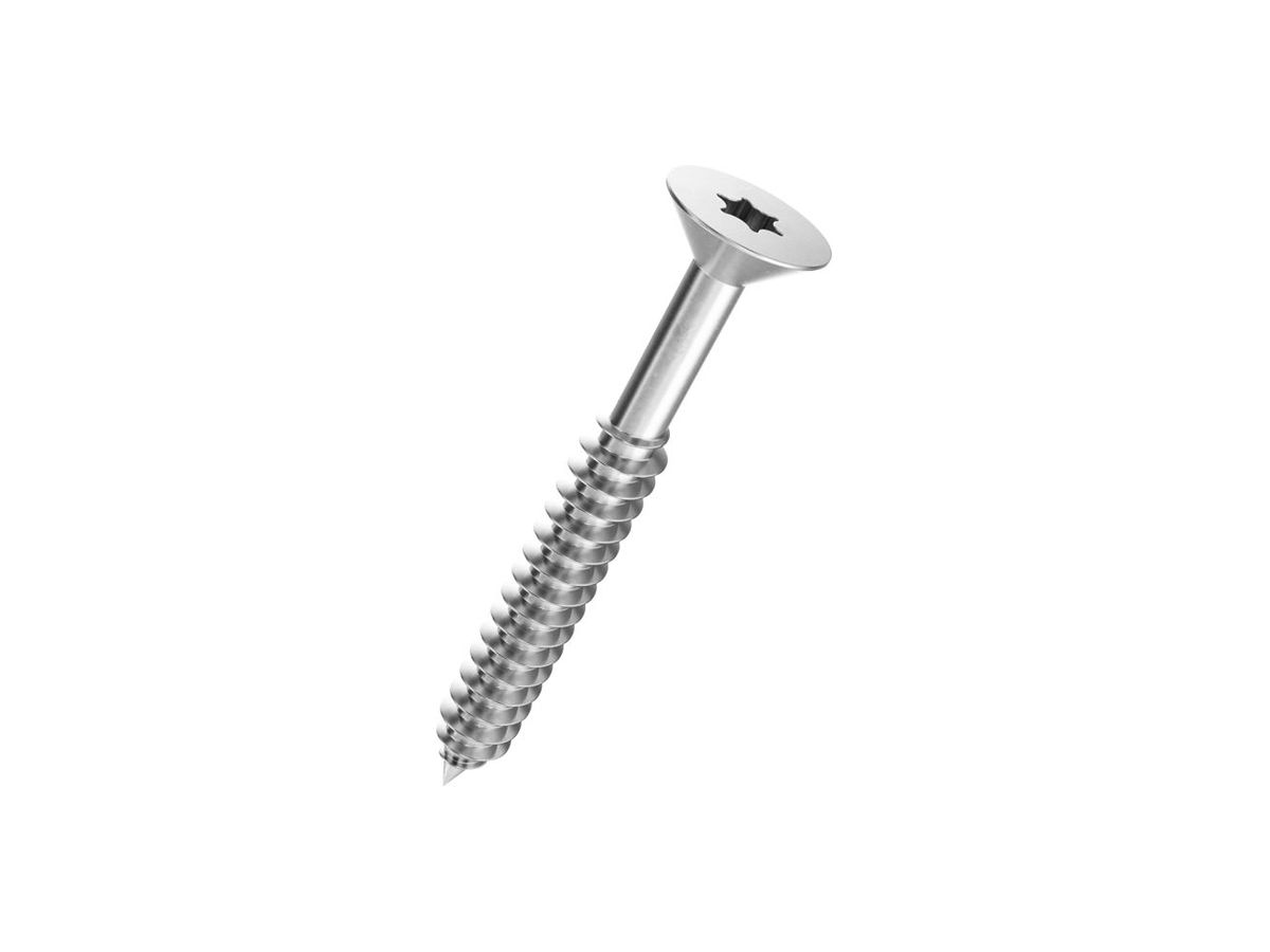 Spanplattenschraube FERRONORM Trompetenkopf TX25 Ø6×120mm Edelstahl A2