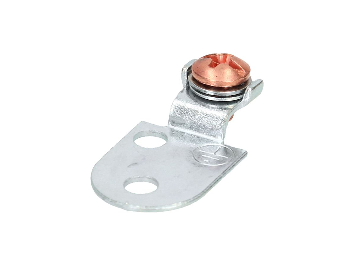 Erdklemme MAX HAURI BUILD Rund-/Flachleiter 0.5…2.5mm² verzinkt