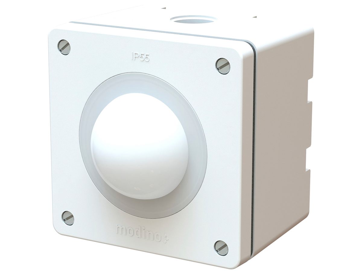 AP-Bewegungsmelder MAX HAURI modino exo PIR 180° IP55 weiss