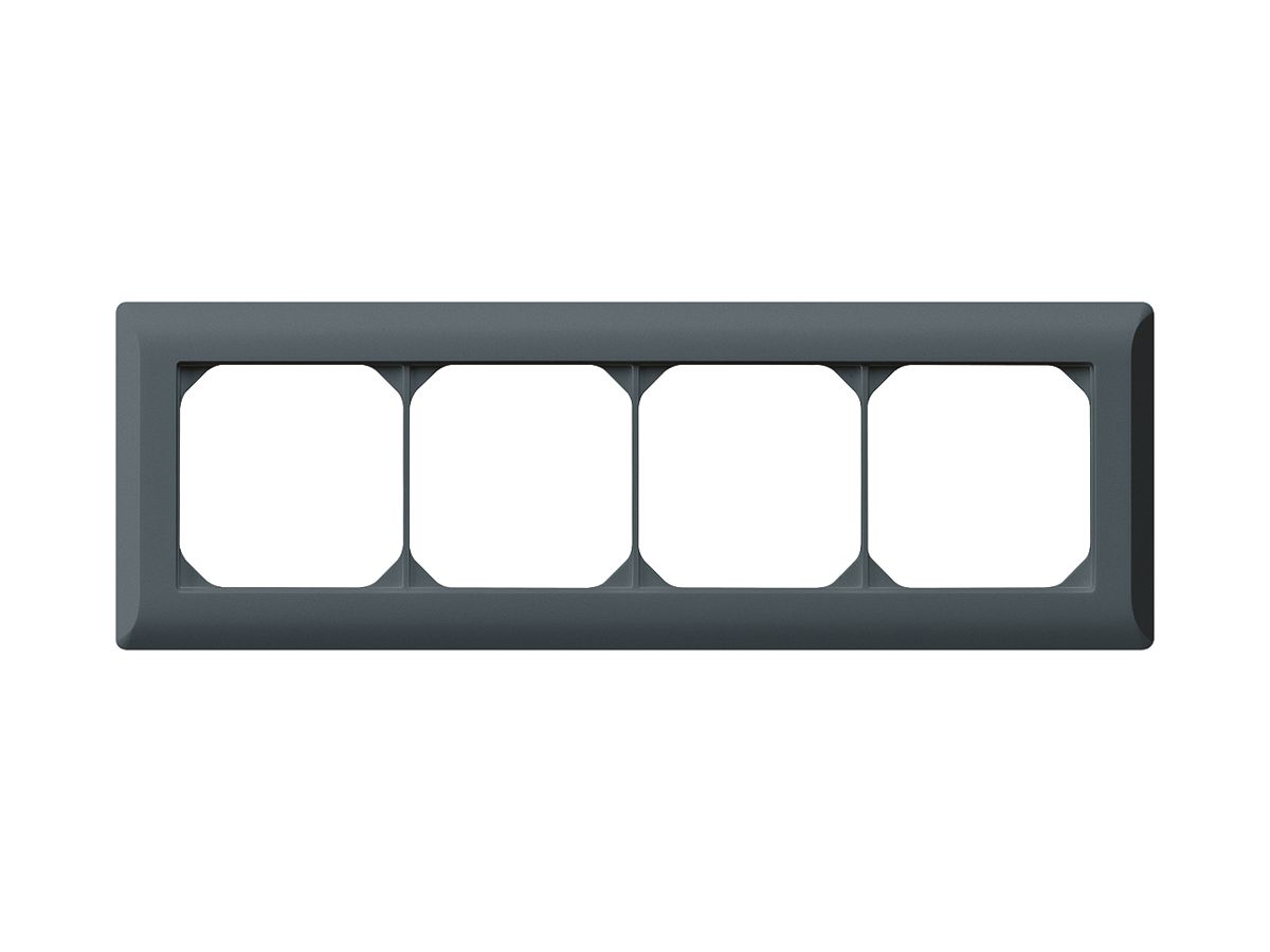 UP-Abdeckrahmen kallysto.line 1×4 anthrazit horizontal 92×272mm