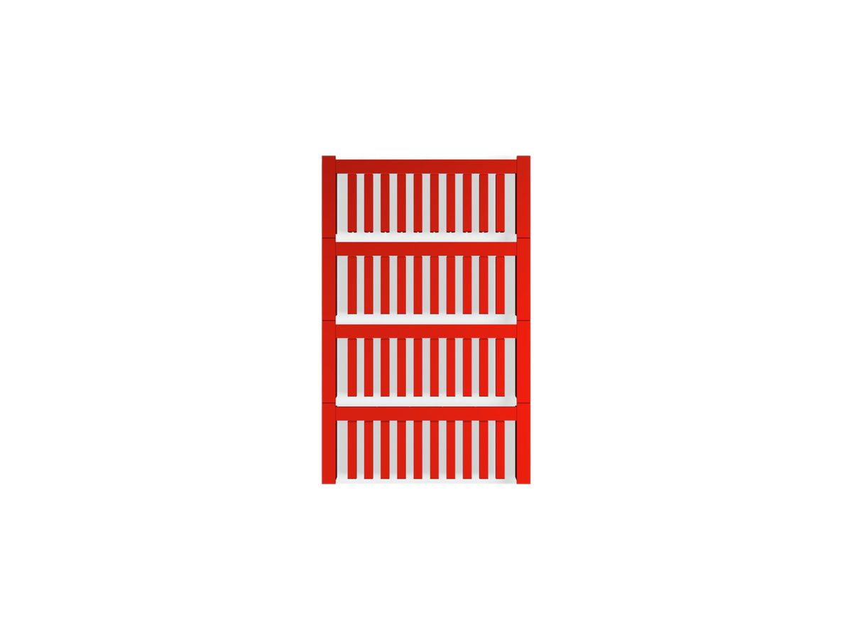 Leitermarkierer Weidmüller MultiCard VT SF für Ø1.7…2.1mm 21×3.2mm PA66 rot