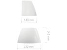 LED-Wandleuchte Plejd OUT-02-B 13W 2200…4000K IP44 DIM 143×232×143mm schwarz