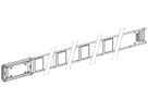 Schienenverteiler Canalis KNA 100A 3L+N+PE 4×Abgang weiss IP55 2m