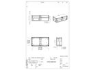 App.-Geh.RW CUBO C 300×600×180 CPCF G OHI CP 1H grau