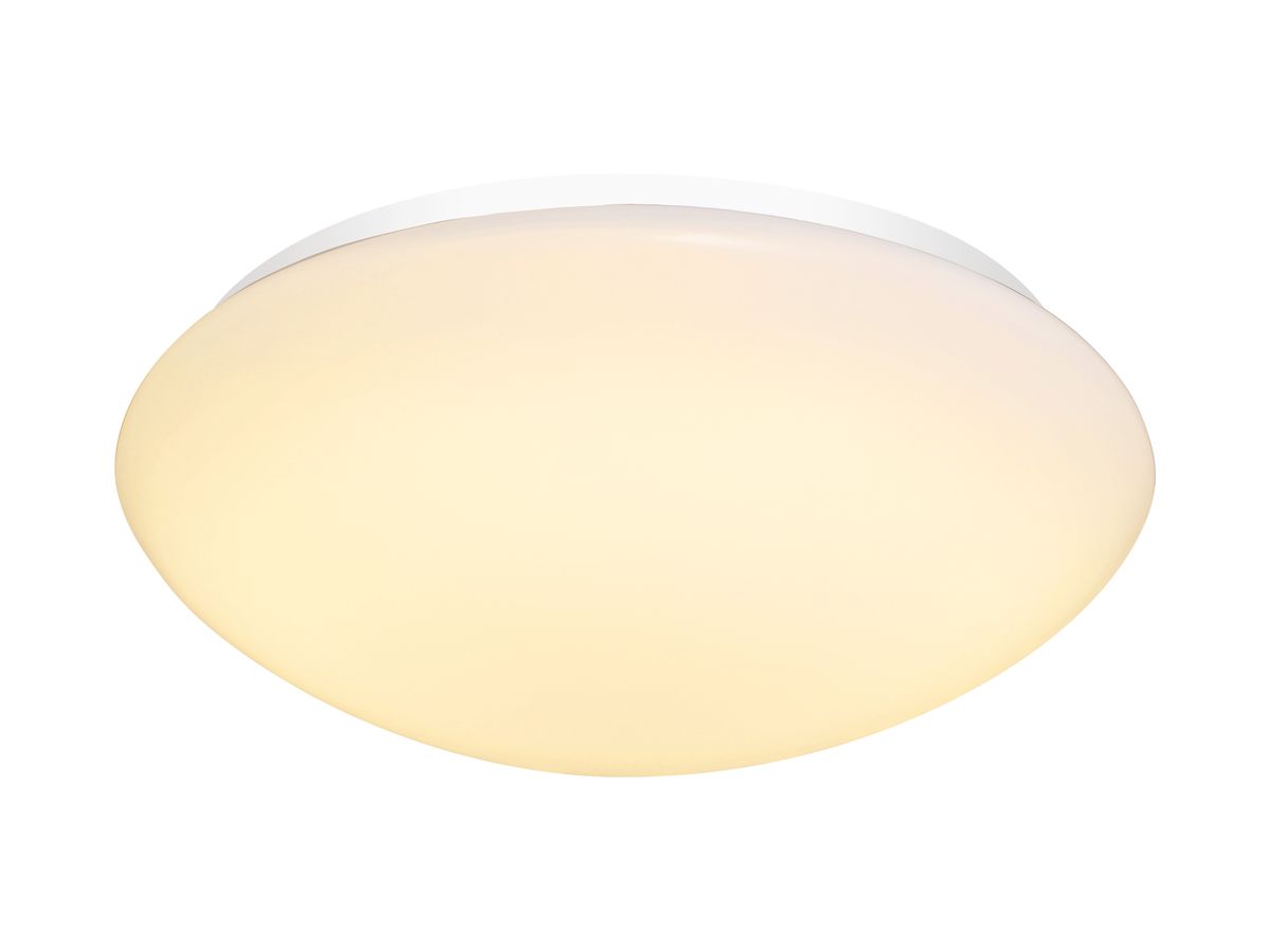 LED-Decken-/Wandleuchte SLV LIPSY 40 DOME 18W 2000lm 3000/4000K IP44 350mm weiss