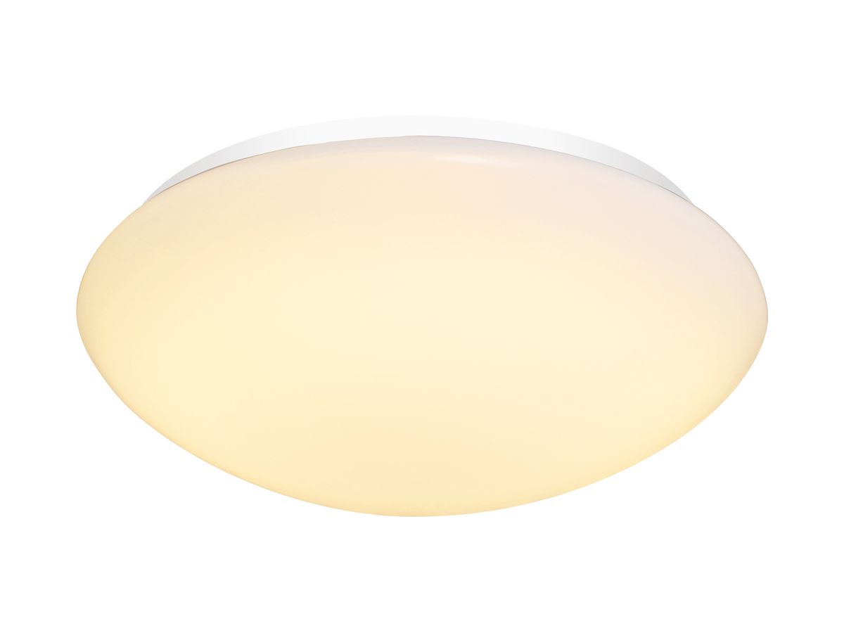 LED-Decken-/Wandleuchte SLV LIPSY 40 DOME 18W 2000lm 3000/4000K IP44 350mm weiss