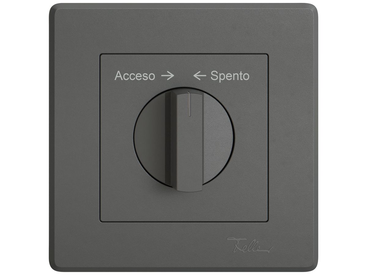 UP-Montageset EDIZIO.liv SNAPFIX® f.Drehschalter m.Griff Acceso → ← Spento dgu