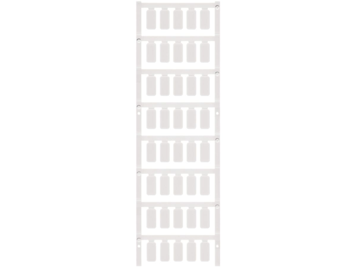 Gerätemarkierer Weidmüller MultiCard SM selbstklebend 9.5×18mm PA66 weiss