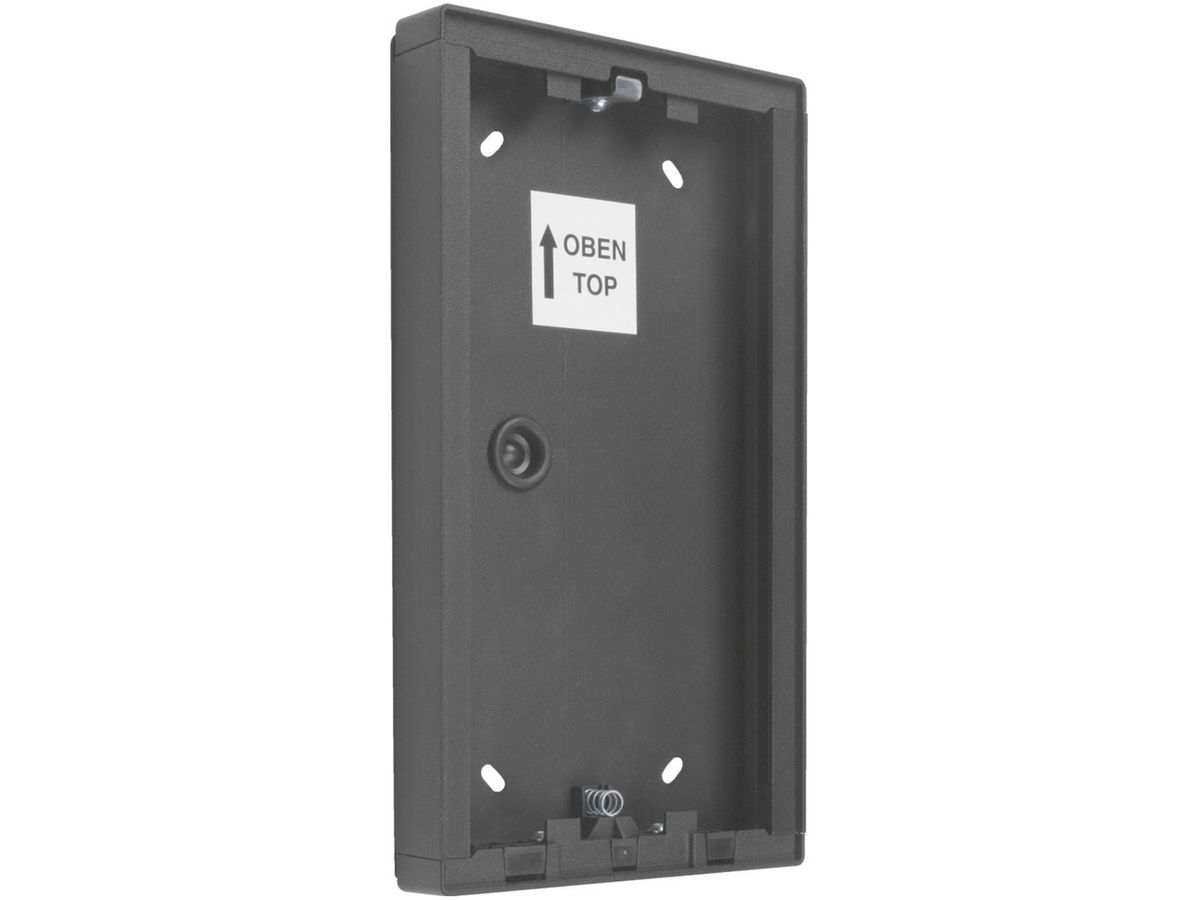 AP-Gehäuse für Türsprechanlage Hager elcom.one 218×92×28.5mm Aluminium schwarz