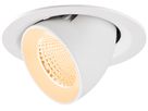 LED-Downlight SLV NUMINOS GIMBLE M 12W 1700lm 2700K MB DALI Ø135×95 weiss