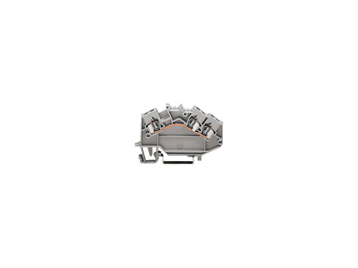Durchgangsklemme WAGO 3L 2.5mm² grau