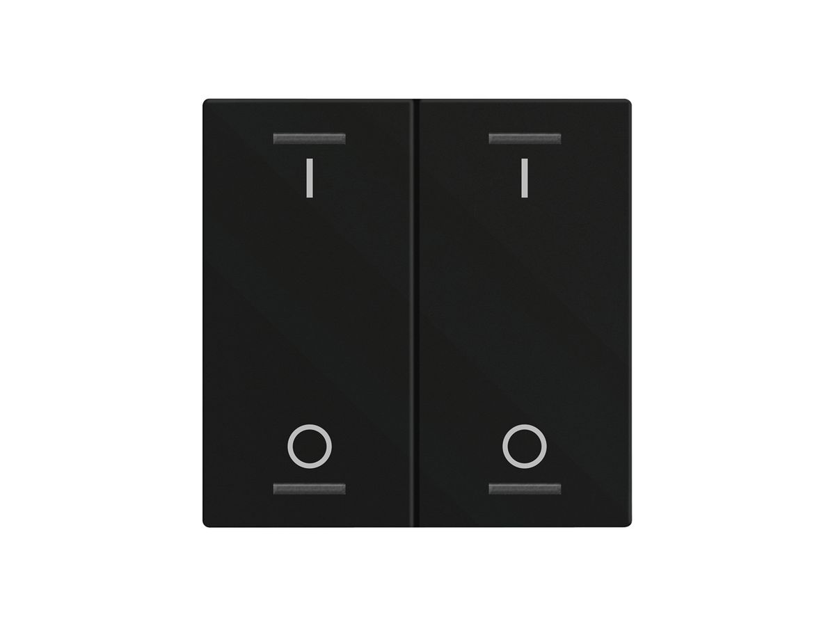 Wippe MDT BE-TAL60W216.B1 1T/4B f.Sensortasten schwarz matt "I/O"