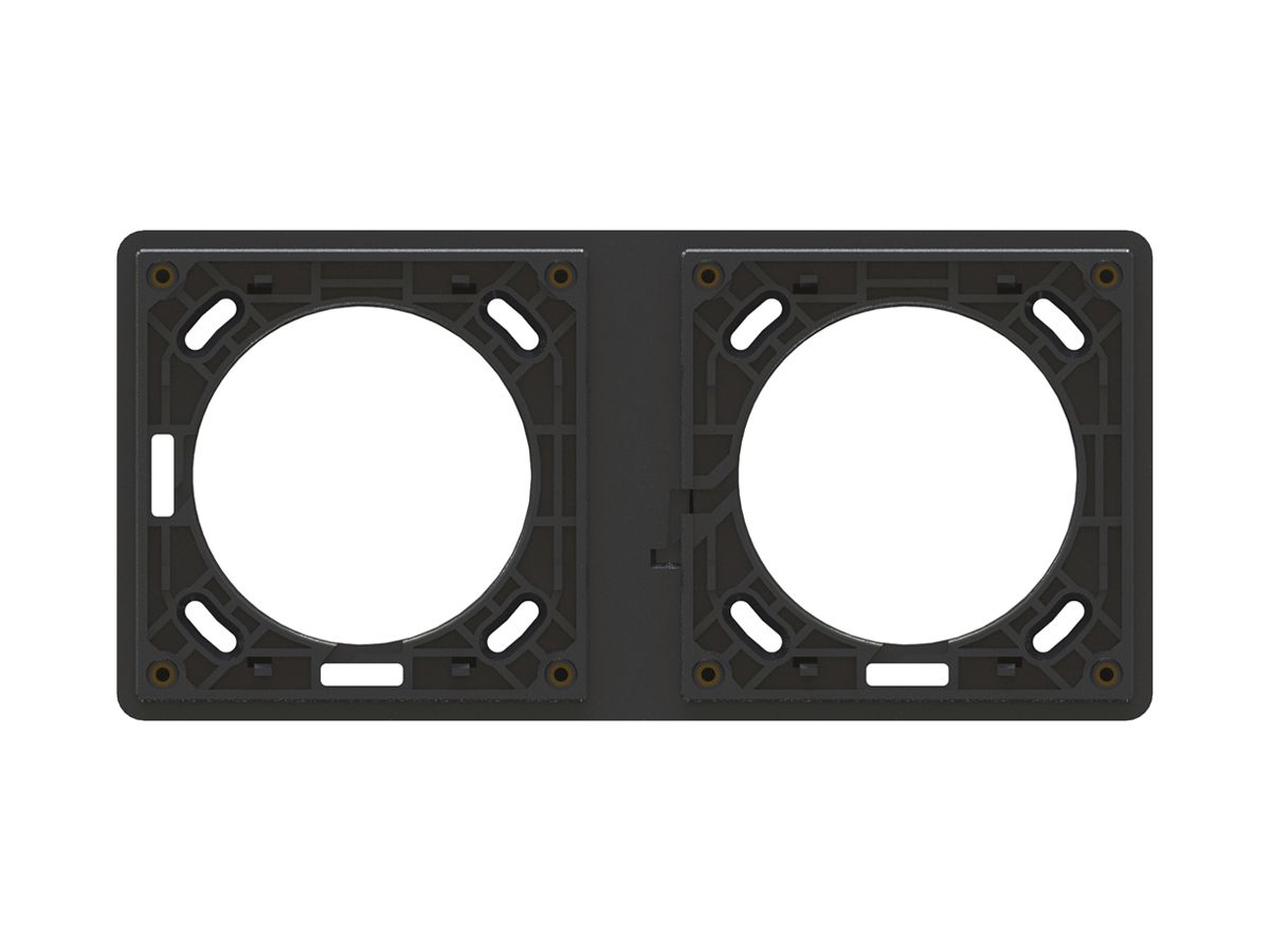 UP-Befestigungsrahmen MAX HAURI EXO Grösse 2×1 schwarz