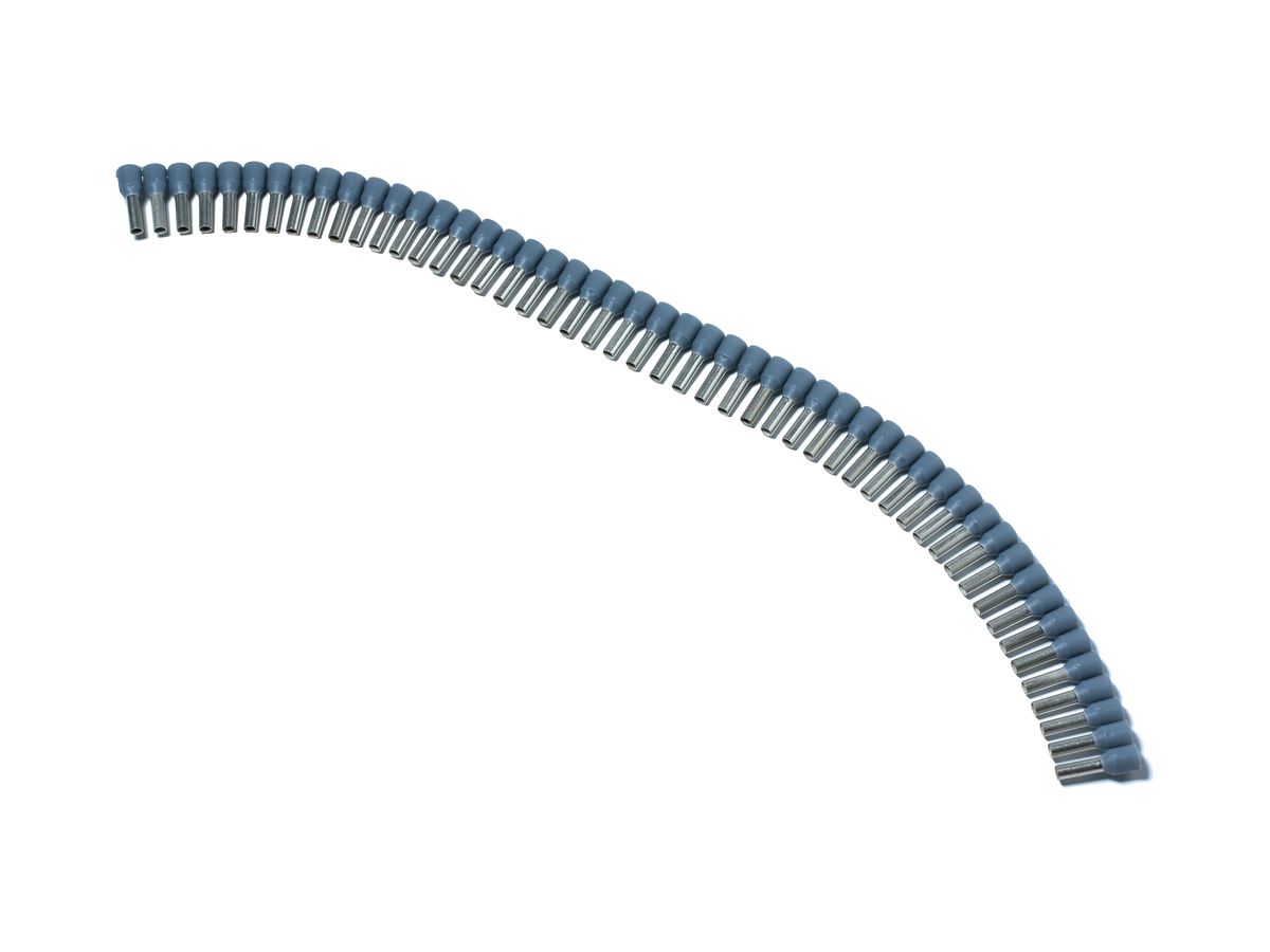 Aderendhülsen-Band für Stripax plus 2.5mm²/8 grau