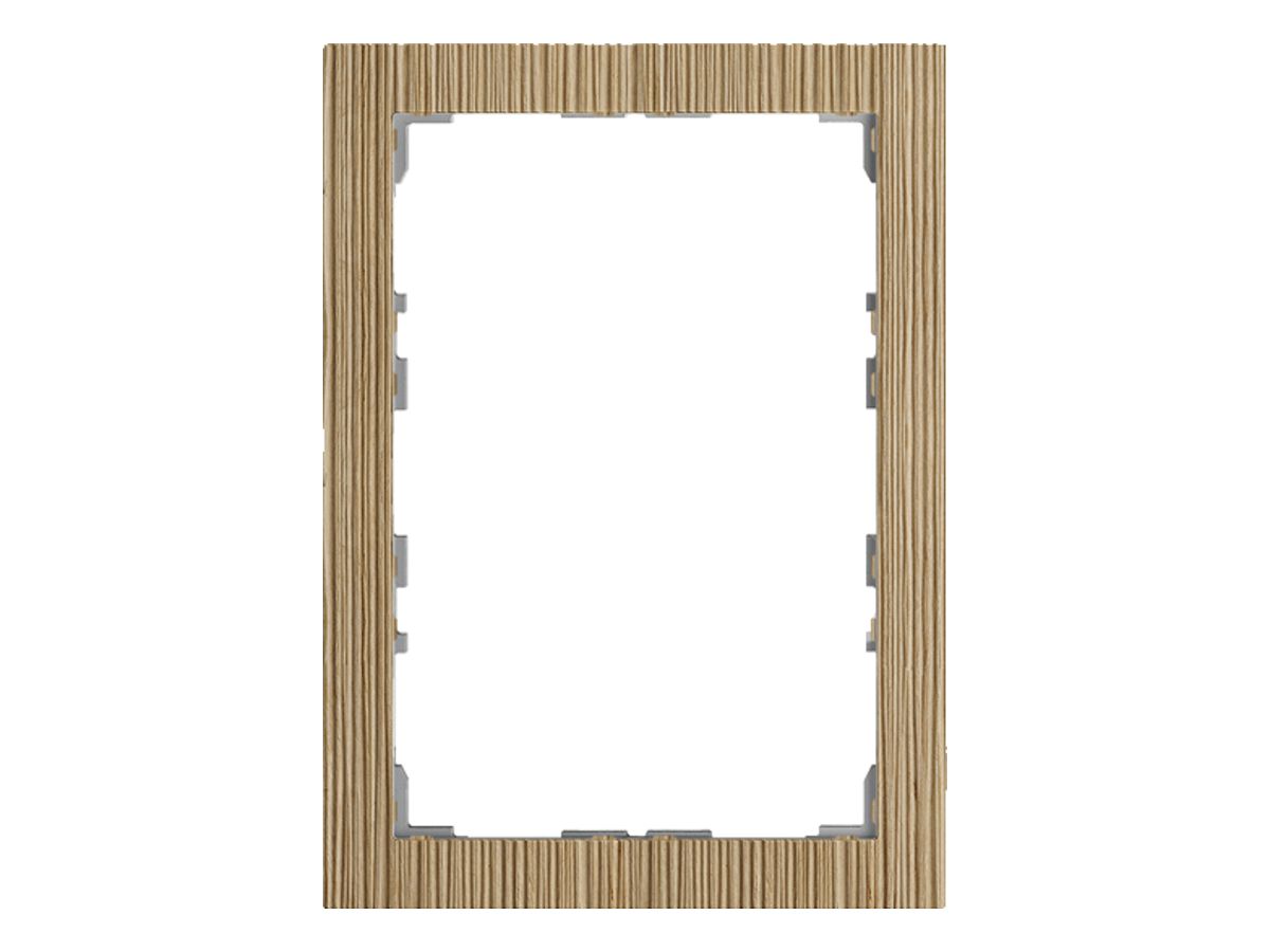 Abdeckrahmen 3×2 Touchpanel II KNX Prestige eiche