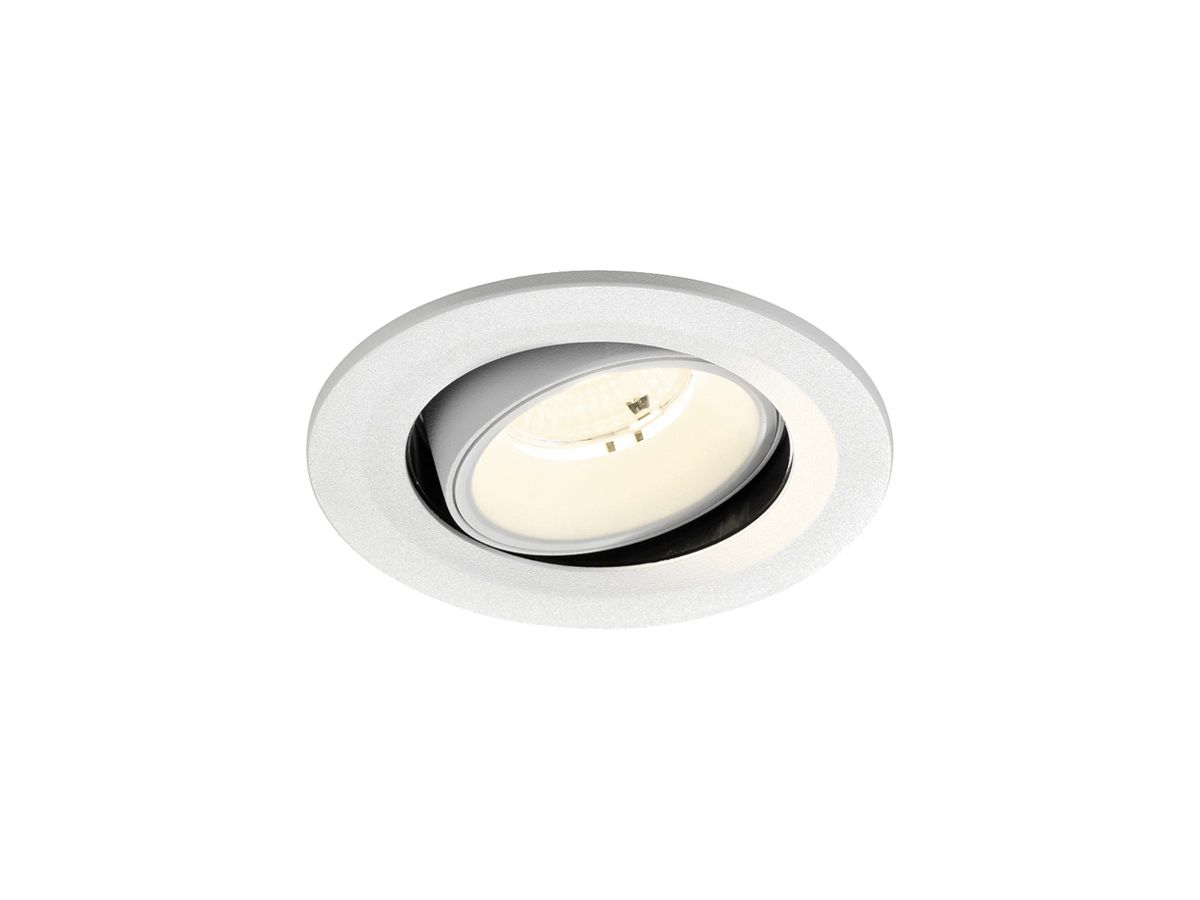 LED-Downlight SLV NUMINOS MOVE S 6.7W 1050lm 4000K WB DALI Ø100×63.5 weiss