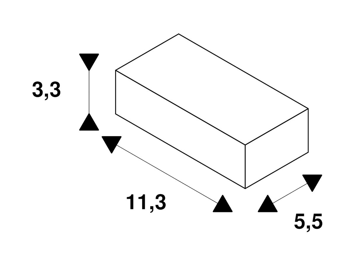 Leuchtenadapter SLV für AP-Stromschiene S-TRACK DALI 3-phasig weiss