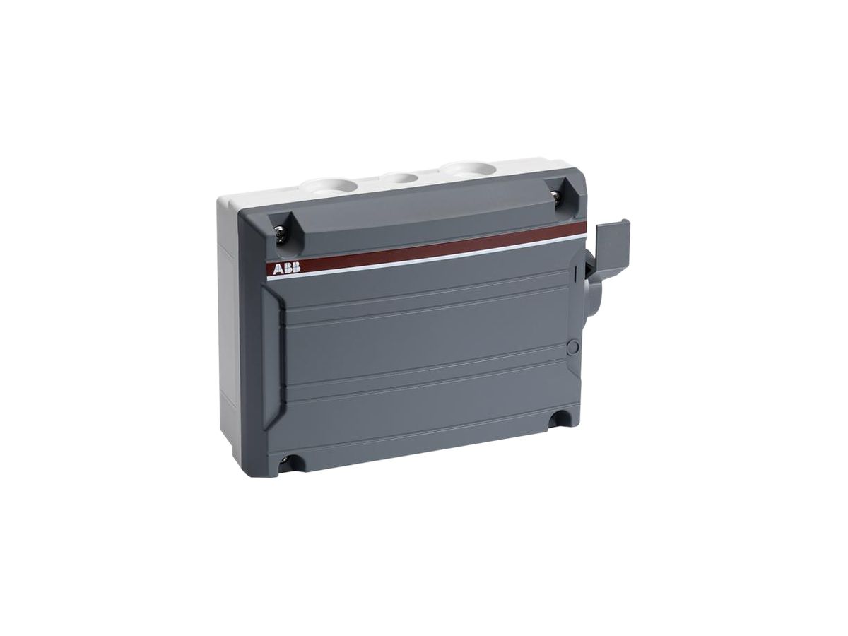 AP-Anlageschalter ABB 6-polig 16A 400V dunkelgrau/dunkelgrau