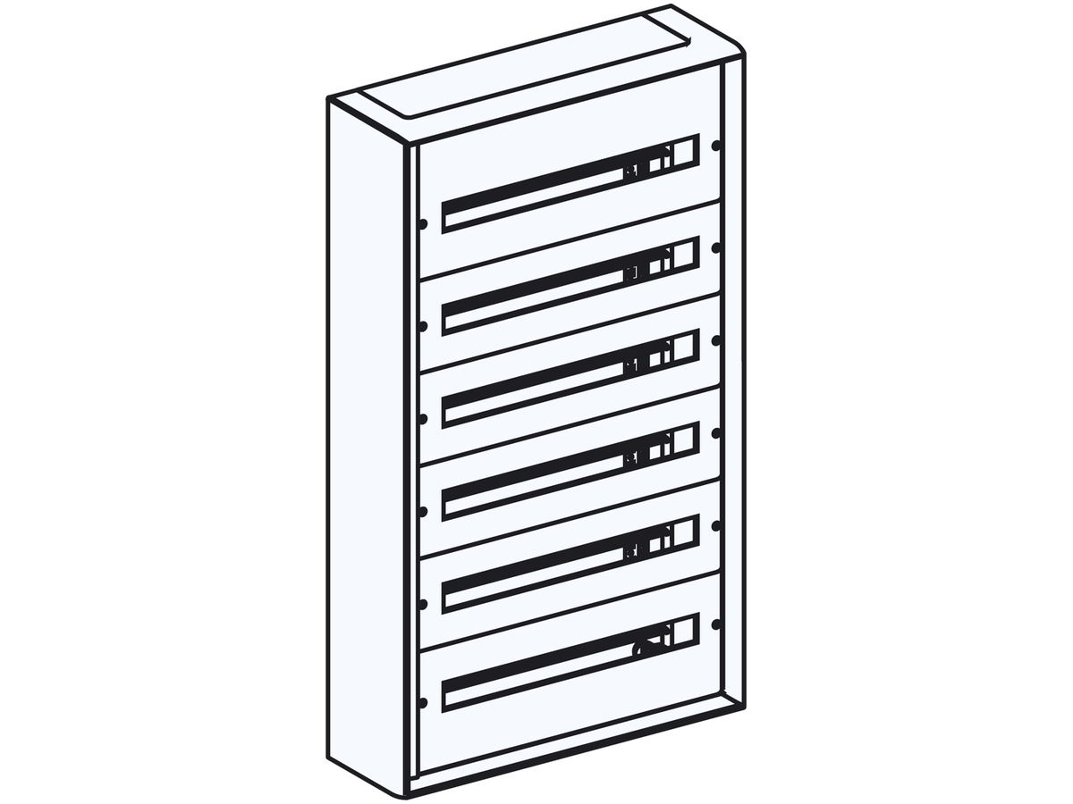 AP-Verteiler Schneider Electric Prisma Pack 5R