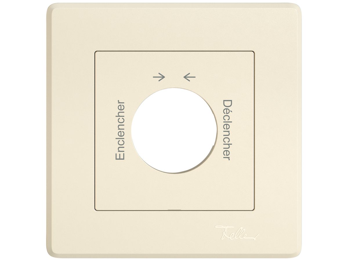 UP-Montageset EDIZIO.liv SNAPFIX® f.Drehschalter m.Schloss Encl.→ ← Décl.cr