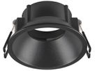 Einbaurahmen SLV NEW TRIA 75 Aluminium Ø82×43mm schwarz