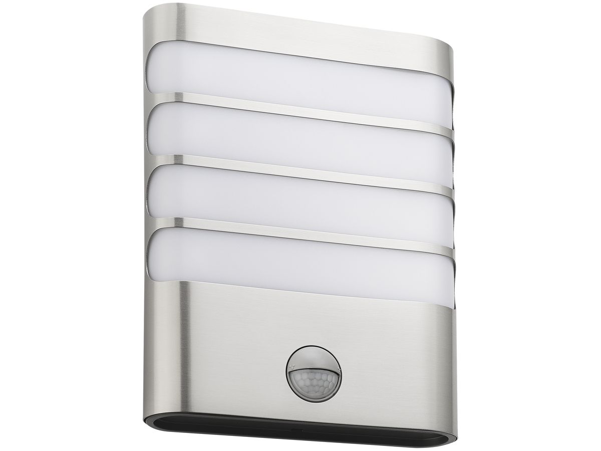 LED-Wandleuchte Raccoon PIR 4W 270lm IP44 grau