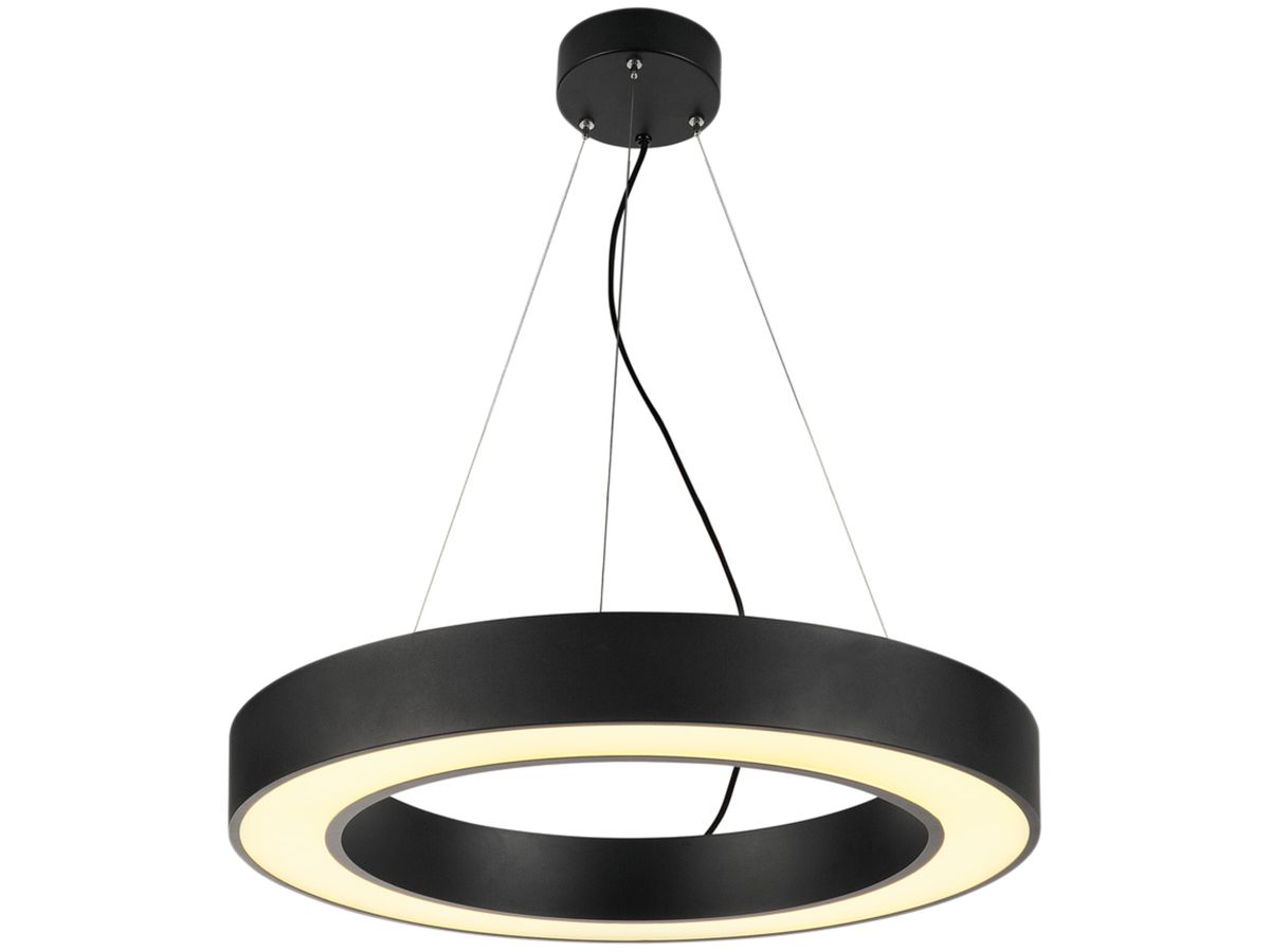 LED-Pendelleuchte SLV MEDO RING 60 33W 2200lm 3000K IP20 schwarz
