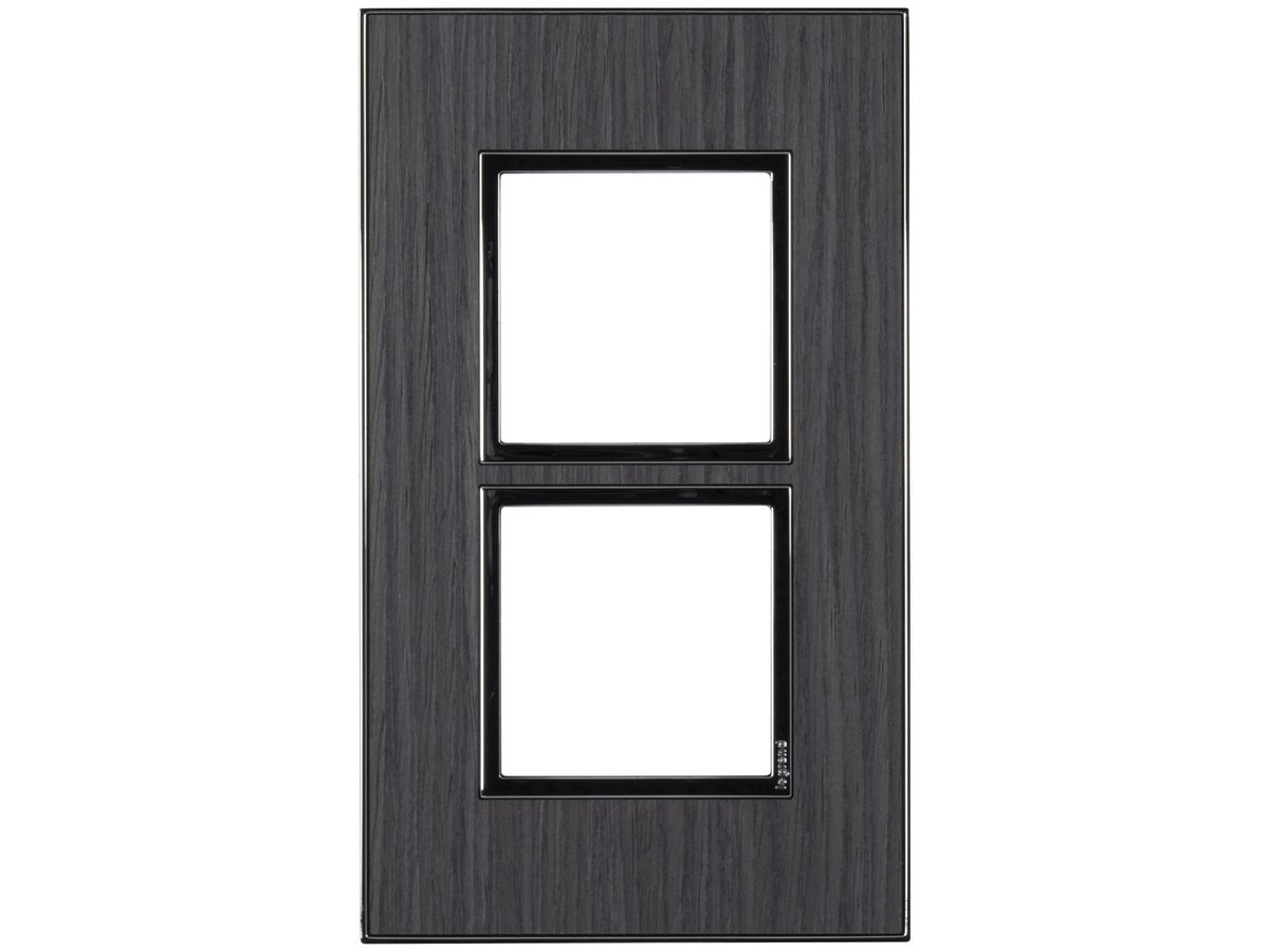 Abdeckrahmen ATO 1×2 Modul, grey oak