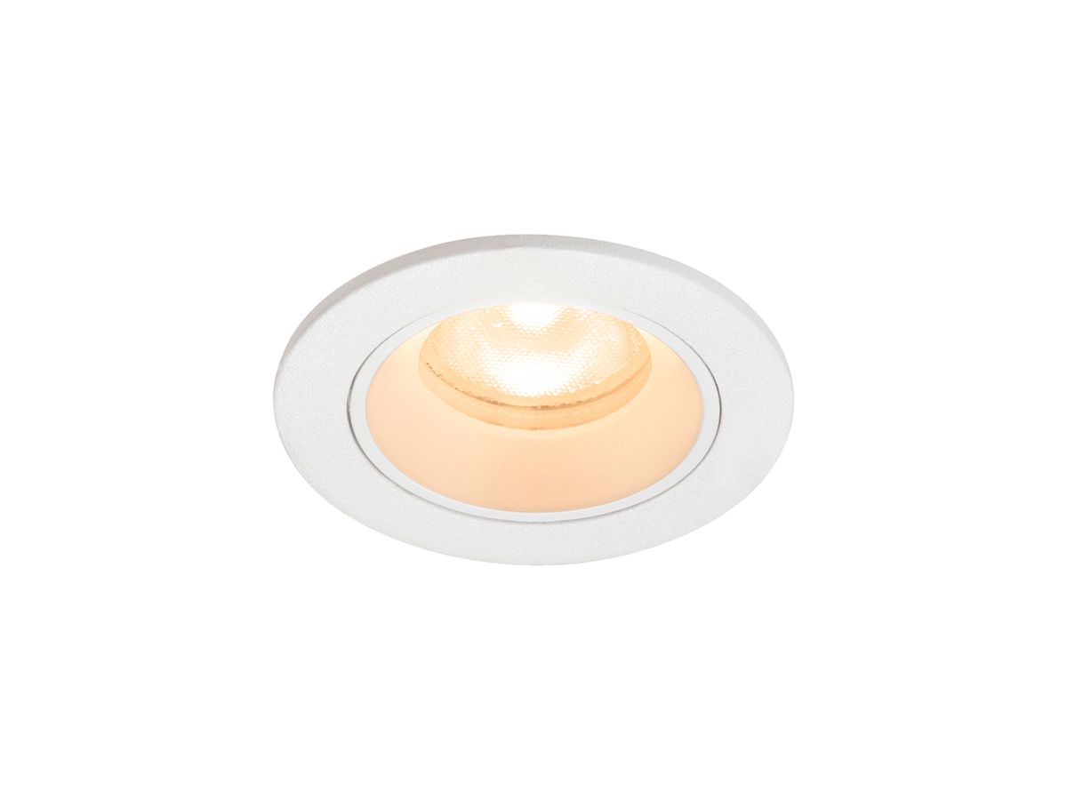 EB-LED-Deckenleuchte SLV NUMINOS XS 6.9W 900lm 2700K WB DALI DIM Ø65×45mm ws