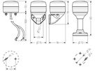 LED-Blinkleuchte Auer Signal PCL.230.74 230…240VAC, grün