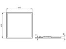EB-LED-Deckenleuchte SlimBlend RC332V 27W 3700lm 4000K DALI 620×620mm cenbat ws
