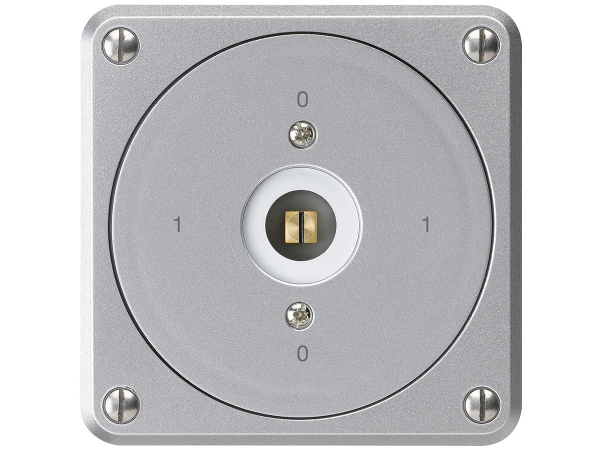 UP-Steckschlüsselschalter robusto ohne Klappdeckel 0/1P aluminium Vierkant
