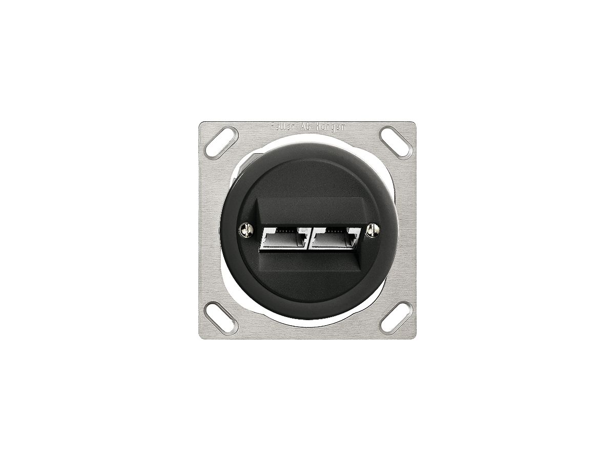 EB-Dose 2×RJ45/s 8P getr.sz ITplus JK 43/47mm