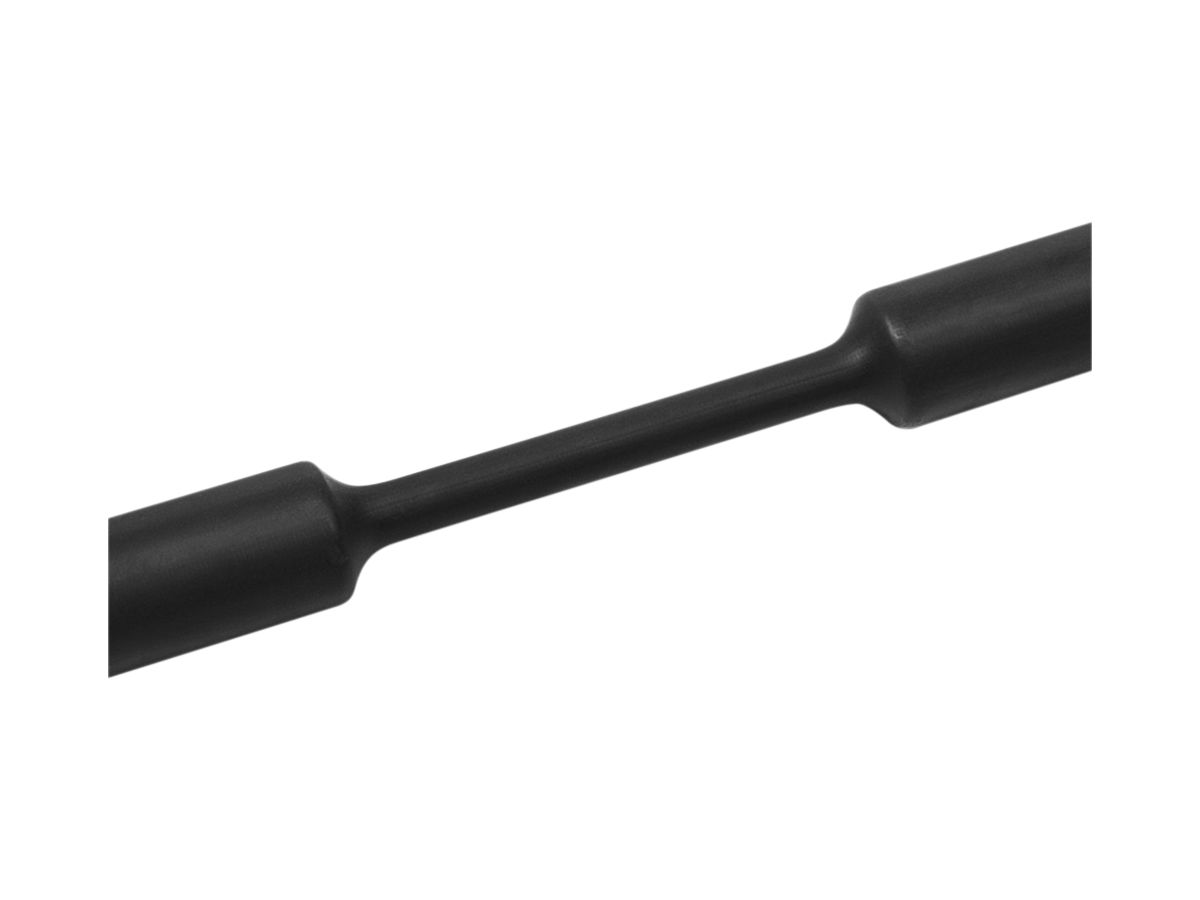 Warmschrumpfschlauch Hellermann Schrumpfrate 2:1 (12.7/6.4mm) schwarz