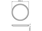 LED-Deckenleuchte Philips Superslim 15W 1300lm 2700K IP54 weiss